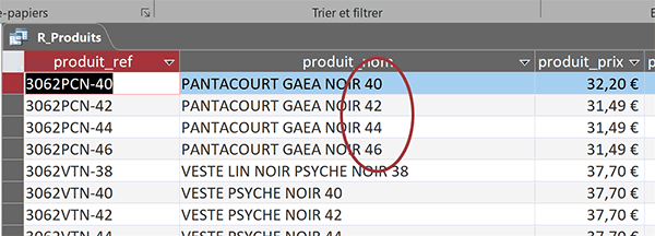 Extraire par requête Access toutes les lignes se terminant par un chiffre ou par un nombre