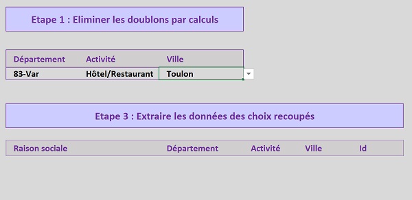 Choix en cascade dans des listes déroulantes Excel reliées par le calcul