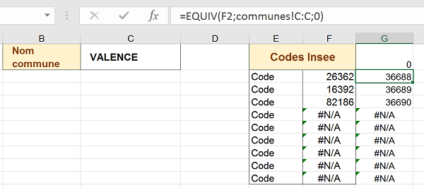 Extraire les numéros de lignes des doublons et valeurs répétitives dans Excel