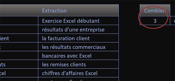 Extraire les derniers mots des textes Excel par formule