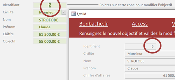 Ouvrir un autre formulaire Access sur un enregistrement précis