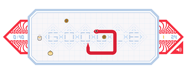 Le jeu Google du serpent, Snake Game