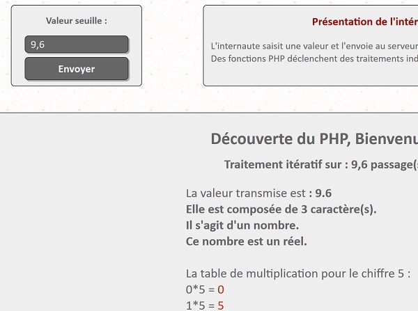 Fonction PHP pour détecter les décimales dans un nombre saisi depuis un formulaire Javascript