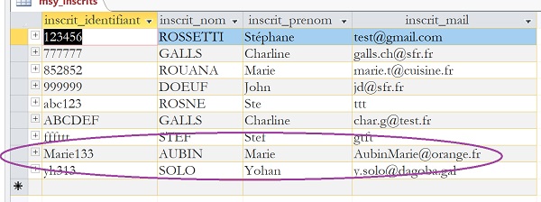 Inscrire les informations de formulaire Excel en base de données Access par le code VBA