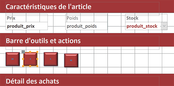 Mise en forme automatique des boutons de navigation sur le formulaire Access