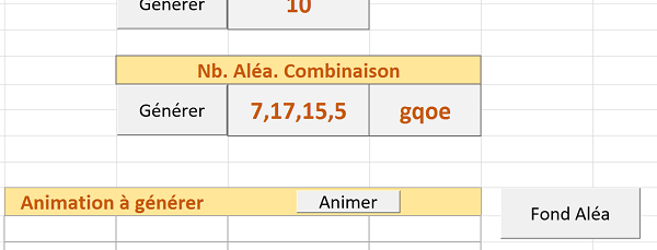 Génération automatique combinaison aléatoire de caractères texte en VBA Excel