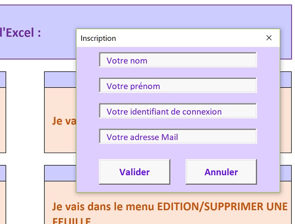 Basculer affichage sur un autre formulaire Excel au clic par le code VBA