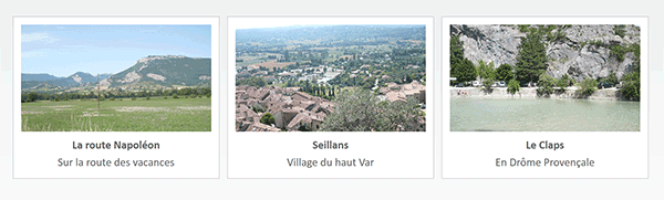 Modifier la couleur de fond des cartes de visite avec les styles Css pour album photos Html