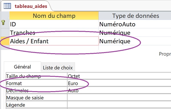 Formatage automatique des données Excel importées dans Access