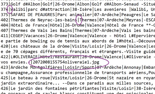 Données externes exportées au format CSV à importer dans Excel par le code VBA