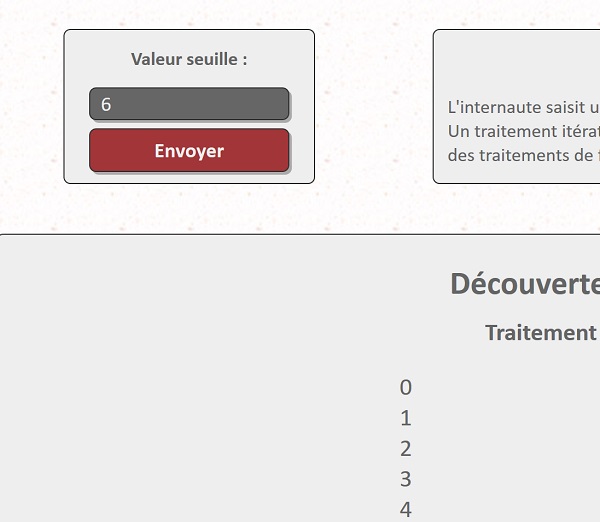 Transfert de données au code serveur Php par soumission du formulaire Html