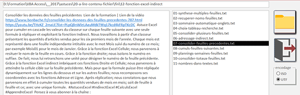 Importer les contenus de fichiers textes sur un formulaire Access