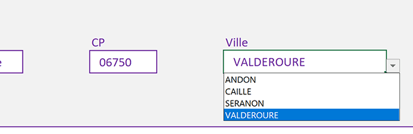 Liste déroulante Excel au contenu dynamique selon les données extraites par calculs