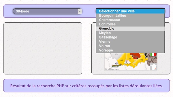 Remplir liste déroulante Html Select en fonction autre liste déroulante parent en Javascript