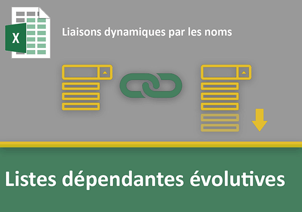 Listes déroulantes Excel dépendantes et évolutives