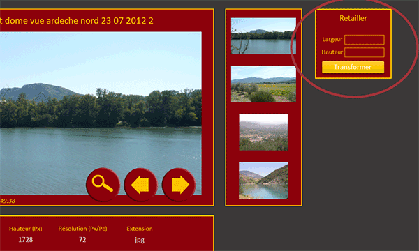 Visionneuse d-images VBA Access avec attributs de fichiers