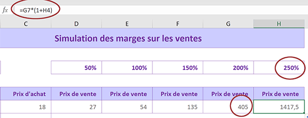 Déplacement des cellules dans calcul Excel empêchant de reproduire la logique de la formule sur tout le tableau