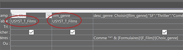 Mise à jour automatique de la liaison entre une table et une requête Access malgré le changement de nom de la table