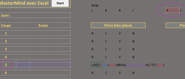 Reproduire un calcul Excel de contrôle de saisies grâce aux références absolues