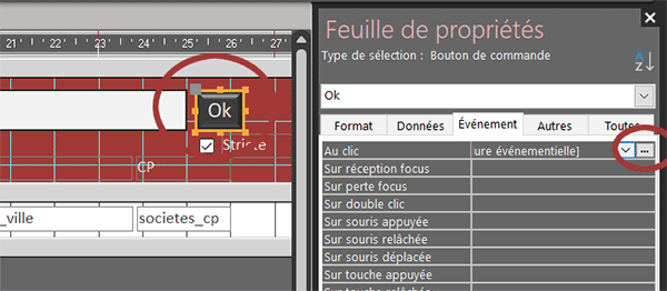 Accéder au code VBA associé à un bouton de formulaire Access