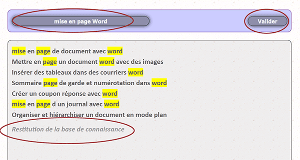 Moteur de recherche Php Ajax pour extraire résultats de requête sans recharger le page Web