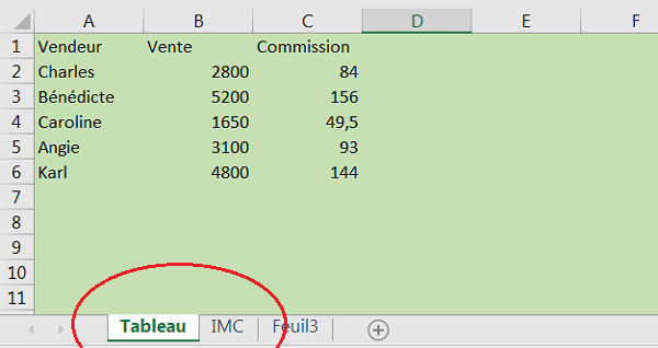 tableau pour application du Select Case VBA