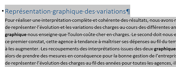 Sélectionner en remontant en haut de la page active en VBA Word