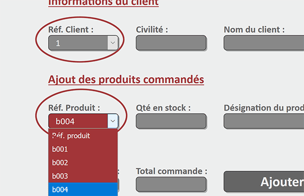 Remplir contenu listes déroulantes sur formulaire Web Php avec données de tables MySql