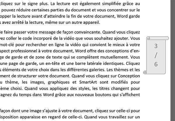 Numérotation automatique Word dans la marge du document avec forme géométrique