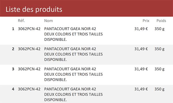 Numéroter automatiquement les lignes dans un état Access