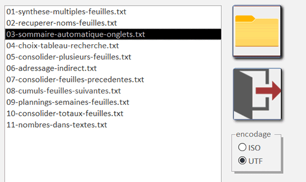 Parcourir les fichiers du dossier choisi en VBA Access