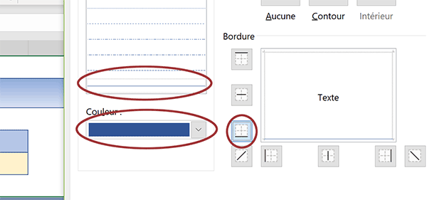 Séparer les lignes des horaires du planning de la semaine par des bordures conditionnelles et dynamiques