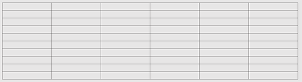 Grille vide pour regrouper les données Excel