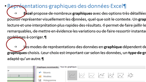 Tabulations en entêtes de paragraphes Word à remplacer par des retraits de première ligne