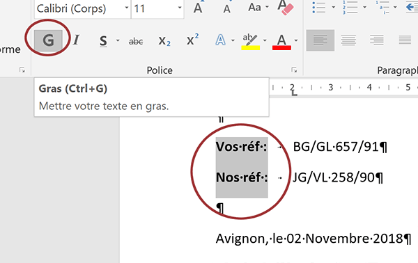 Astuce au clavier et à la souris pour sélectionner les éléments de texte en colonne dans Word