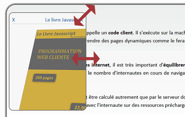 Etirer un calque avec une image en JQuery, Javascript et Css