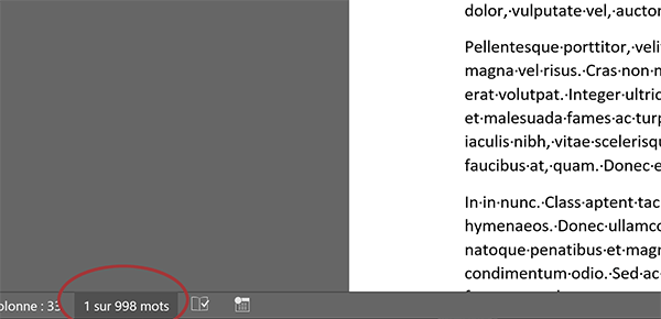 Comment obtenir les statistiques sur le nombre de mots, de lignes et de paragraphes dans un document Word