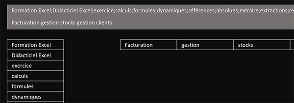 Découper un texte sur les espaces dans plusieurs lignes d-une feuille Excel