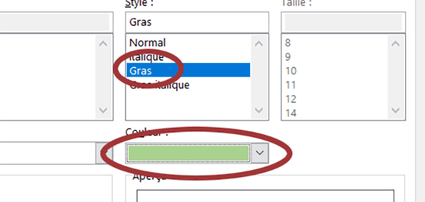 Couleur de texte pour faire ressortir la plus grande valeur avec Excel