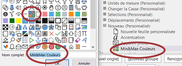 Icône graphique sur bouton de macro VBA Excel