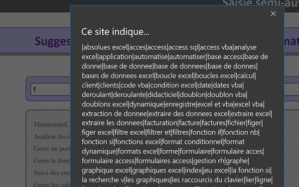 Déclencher action Javascript pendant saisie sur caractère tapé