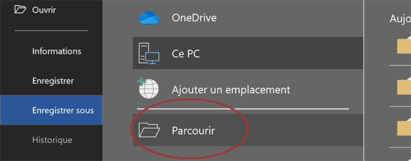 Enregistrer un document Word protégé sous un autre format