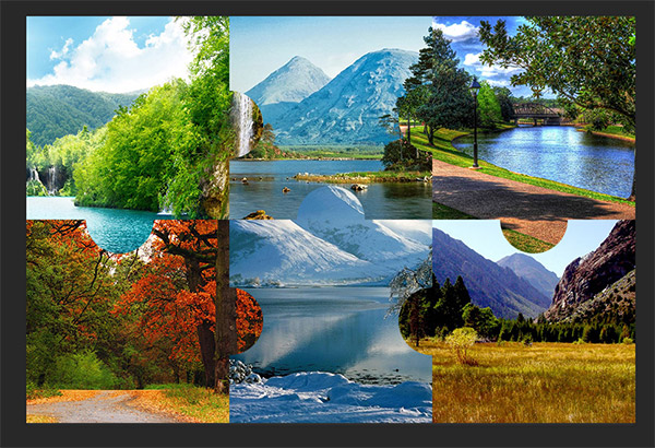 Puzzle de photos avec Photoshop