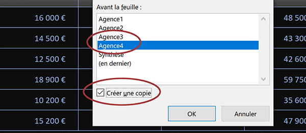 Dupliquer une feuille Excel à consolider