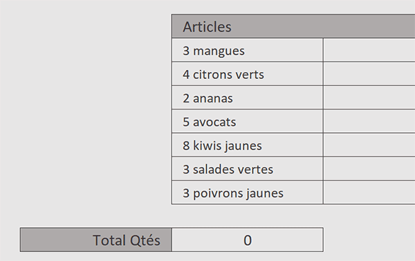 Tenter de sommer les nombres dans les textes par formule Excel
