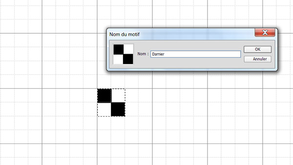 Création motif avec Photoshop