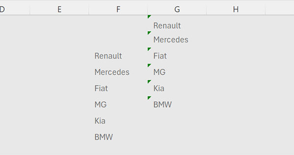 Supprimer les lignes vides de la liste de données grâce à la fonction Excel Suppr.Plage