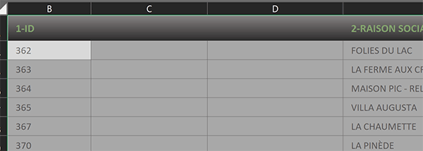 Regrouper les données d-un tableau Excel par suppression automatique des lignes vides