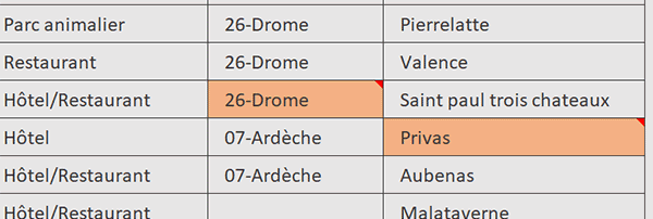 Surligner les cellules des commentaires en VBA Excel