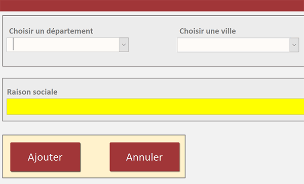 Changer aspect graphique des contrôles de formulaire Access au survol de la souris